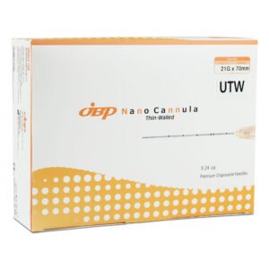Jbp Nano Cannula 21G 70mm UTW (24 needles)