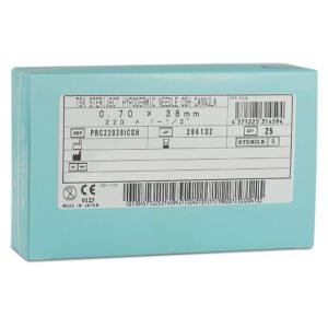 TSK Closed Single Hole Cannula 22G x 38mm (1 1⁄2”) PRC-22038ICSH- Box of 25