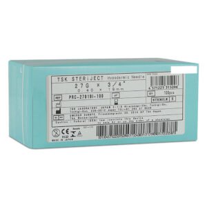 TSK SteriJect Hypodermic Needle 27g x 19mm (PRC 270191)